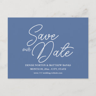 Benutzerdefiniertes Foto Save the Date Postkarte