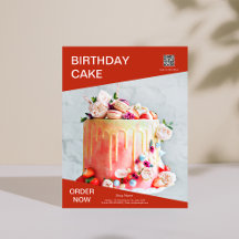 Benutzerdefiniertes Foto-Scan-QR-Code-Menü Torte B