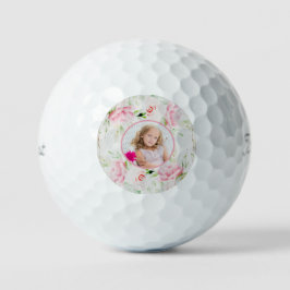 Benutzerdefiniertes Foto - Shabby Chic-Rose - Golfball