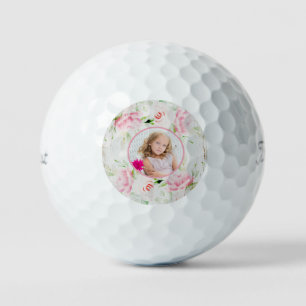 Benutzerdefiniertes Foto - Shabby Chic-Rose - Golfball