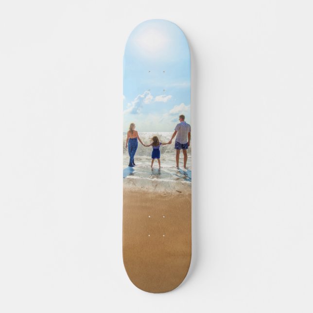 Benutzerdefiniertes Foto Skateboard Ihr Design - U (Vorne)