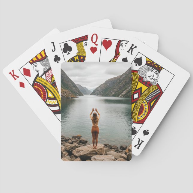 Benutzerdefiniertes Foto Spielkarten (Rückseite)