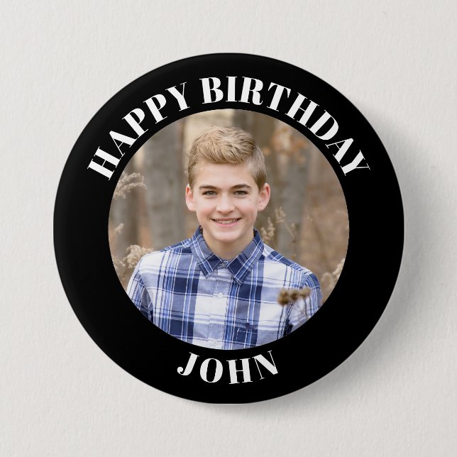 Benutzerdefiniertes Foto SportButton / Schaltfläch Button (Vorderseite)