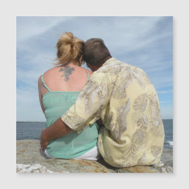 Benutzerdefiniertes Foto Square Magnet (Vorderseite)