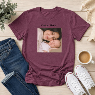Benutzerdefiniertes Foto-T-Shirt Personalisiertes  Tri-Blend Shirt