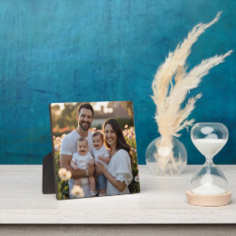 Benutzerdefiniertes Foto Tabletop Plaque mit Easel Fotoplatte