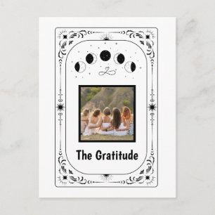 Benutzerdefiniertes Foto-Tarot Freund Schwester Wh Feiertagspostkarte