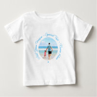 Benutzerdefiniertes Foto Text Baby T - Shirt Ihre