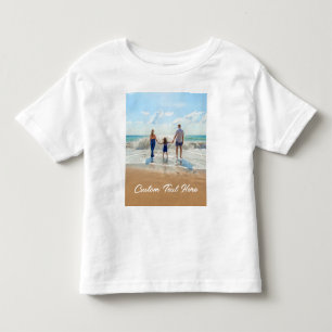Benutzerdefiniertes Foto Text Baby T - Shirt Ihre