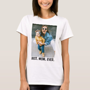 Benutzerdefiniertes Foto & Text - Beste Mutter All T-Shirt