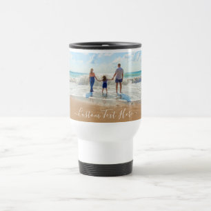 Benutzerdefiniertes Foto Text Travel Mug mit Ihren Reisebecher