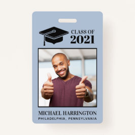 Benutzerdefiniertes Foto, Text und Farbe Ausweis