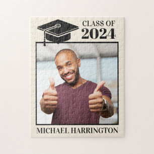 Benutzerdefiniertes Foto, Text und Farbe Puzzle