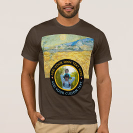 Benutzerdefiniertes Foto Text - Van Gogh Art Gebur T-Shirt