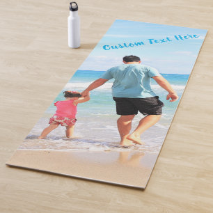 Benutzerdefiniertes Foto Text Yoga Mat Ihre Famili Yogamatte