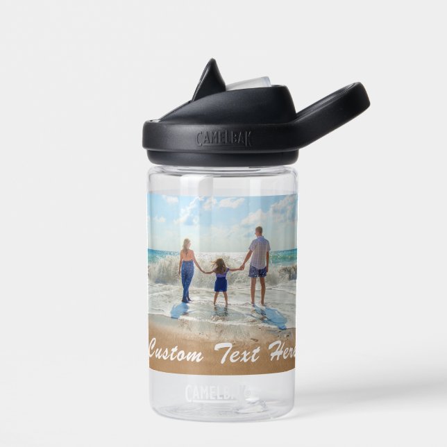 Benutzerdefiniertes Foto Textflasche Wasser mit Ih Trinkflasche (Links)