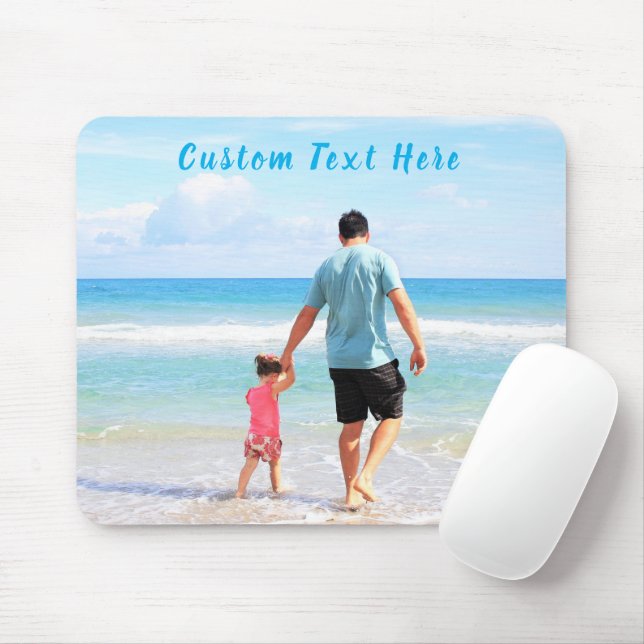 Benutzerdefiniertes Foto TextMaus Pad VATER für Fo Mousepad (Mit Mouse)