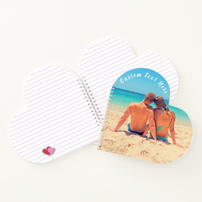 Benutzerdefiniertes Foto TextNotebook-Geschenk mit Notizbuch (Innenseite)