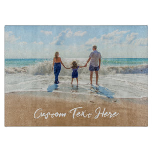 Benutzerdefiniertes Foto-Textschneiden für Ihr Fot Schneidebrett