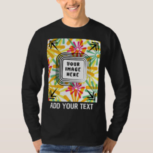 Benutzerdefiniertes Foto und benutzerdefiniertes H T-Shirt
