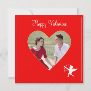 Benutzerdefiniertes Foto und Cupid Valentine