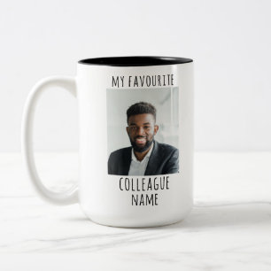 Benutzerdefiniertes Foto und meinen Favoriten-Koll Zweifarbige Tasse