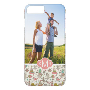 Benutzerdefiniertes Foto- und Monogramm-Sommer-Sch Case-Mate iPhone Hülle