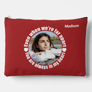 Benutzerdefiniertes Foto und Name bei weitem Liebe Zubehörtasche