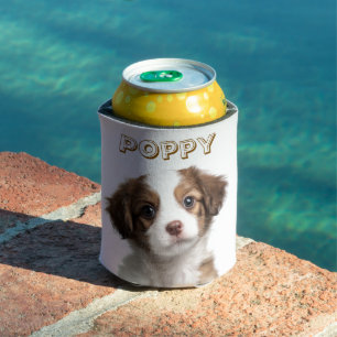 Benutzerdefiniertes Foto und Name des Hundes kann Dosenkühler