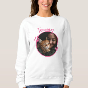 Benutzerdefiniertes Foto und Name Katzenklumpen Sw Sweatshirt
