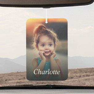 Benutzerdefiniertes Foto und Name Personalisiert Autolufterfrischer