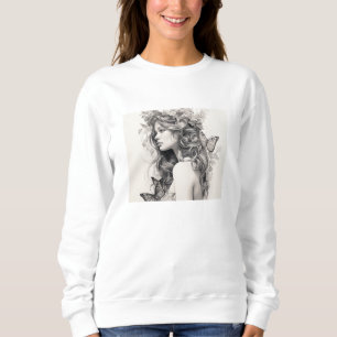 Benutzerdefiniertes Foto und Name Personalisiert H Sweatshirt