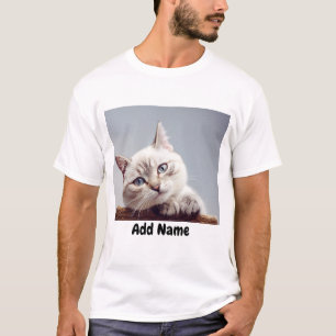 Benutzerdefiniertes Foto und Name personalisiert T-Shirt