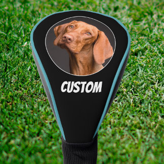 Benutzerdefiniertes Foto und Name / Text Lustig Ei Golf Headcover