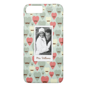 Benutzerdefiniertes Foto und Name Valentinsherz un Case-Mate iPhone Hülle