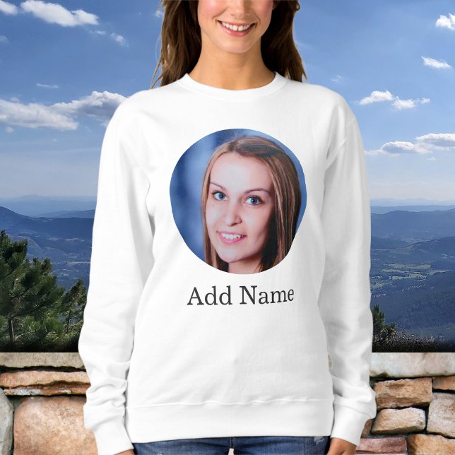 Benutzerdefiniertes Foto und Personalisierter Name Sweatshirt (Von Creator hochgeladen)