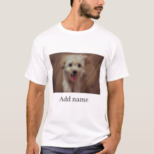 Benutzerdefiniertes Foto und Personalisierter Name T-Shirt