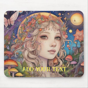 Benutzerdefiniertes Foto und Personalisiertes Text Mousepad