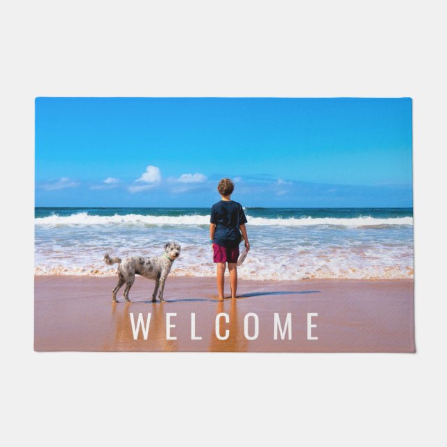 Benutzerdefiniertes Foto und Text - Eigenes Design Fußmatte (Vorderseite)