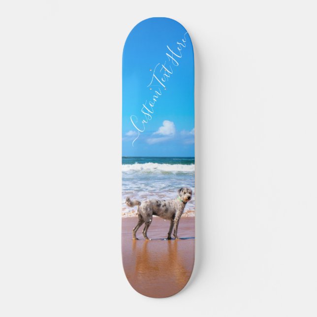 Benutzerdefiniertes Foto und Text - Eigenes Design Skateboard (Vorderseite)