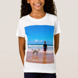 Benutzerdefiniertes Foto und Text - Eigenes Design T-Shirt