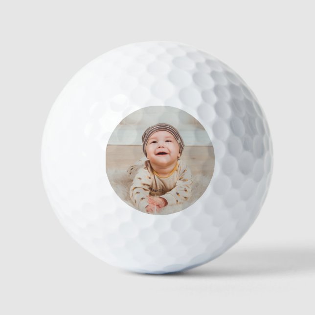 Benutzerdefiniertes Foto und Text Golfball (Vorderseite)