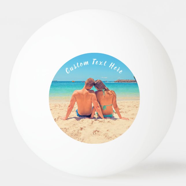 Benutzerdefiniertes Foto und Text - Ihr eigenes De Tischtennisball (Vorderseite)