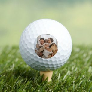 Benutzerdefiniertes Foto und Text Personalisiert Golfball