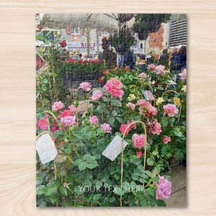 Benutzerdefiniertes Foto und Text Personalisierte  Puzzle