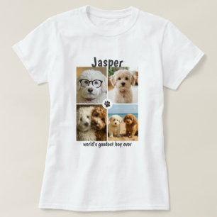 Benutzerdefiniertes Foto und Text Personalisierter T-Shirt