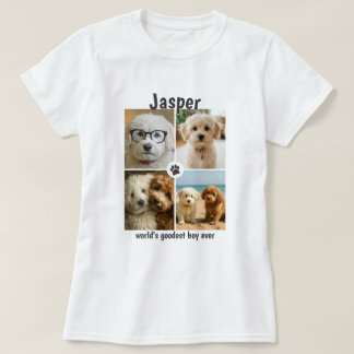 Benutzerdefiniertes Foto und Text Personalisierter T-Shirt