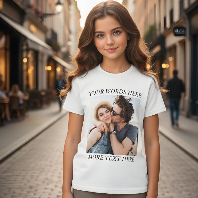 Benutzerdefiniertes Foto und Text Tri-Blend Shirt (Von Creator hochgeladen)