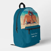 Benutzerdefiniertes Foto- und Textbackpack