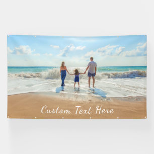 Benutzerdefiniertes Foto- und Textbanner - Ihr Fam Banner